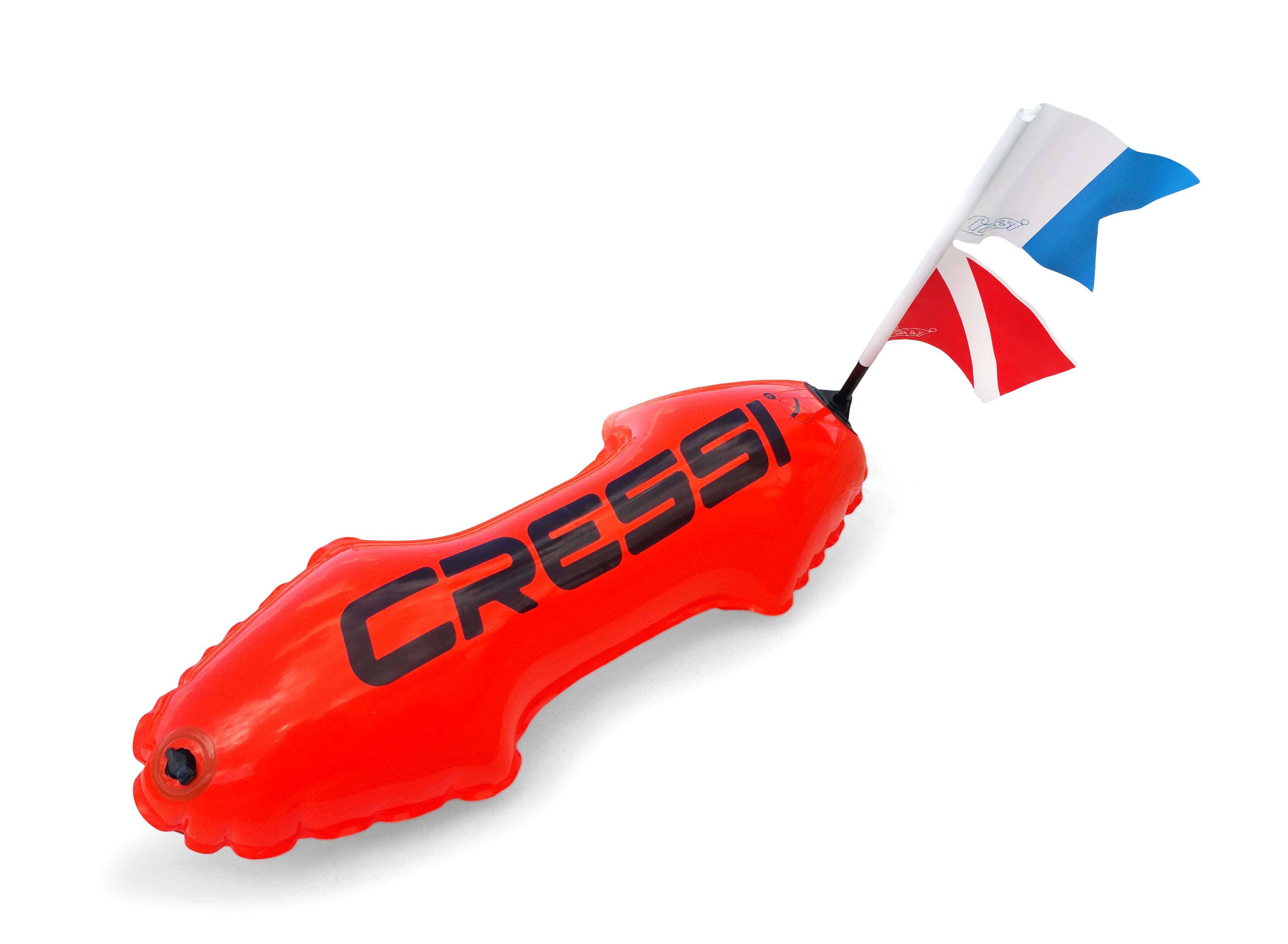 boya de buceo cressi mini torpedo 7" para señalización de posición